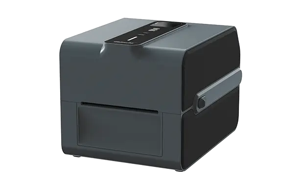 Drukarka etykiet termotransferowa Gainscha GS-2406T PLUS — 4″, 203 DPI, USB + Ethernet + USB Host + Serial, czarna (EU Plug)